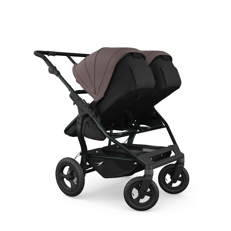 TFK Duo Twin & Sibling Pram – Braun (Brown) | 2026 Combi Seat Version