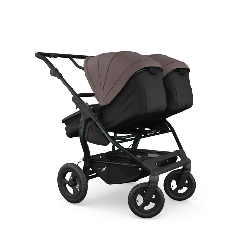 TFK Duo Twin & Sibling Pram – Braun (Brown) | 2026 Combi Seat Version