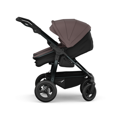 TFK Duo Twin & Sibling Pram – Braun (Brown) | 2026 Combi Seat Version