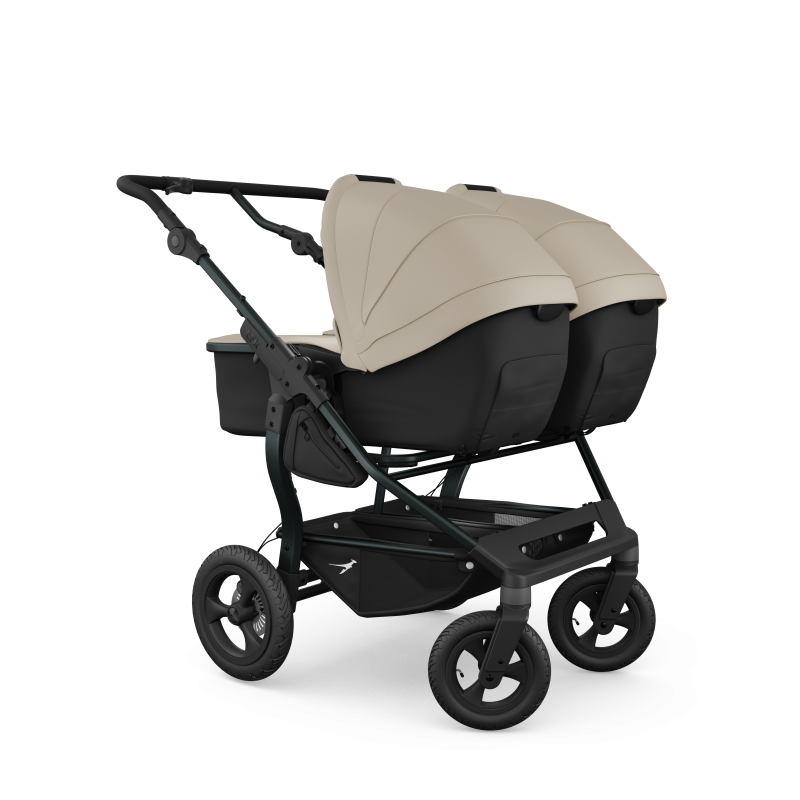 TFK Duo Twin & Sibling Pram – Sand | 2026 Combi Seat Version