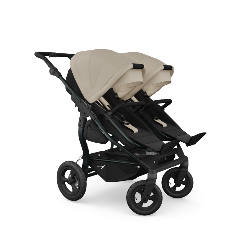 TFK Duo Twin & Sibling Pram – Sand | 2026 Combi Seat Version