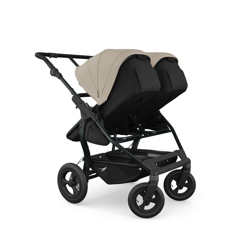 TFK Duo Twin & Sibling Pram – Sand | 2026 Combi Seat Version