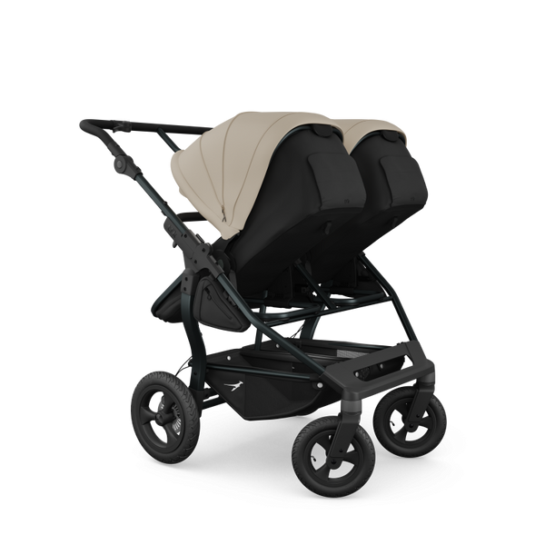 TFK Duo Twin & Sibling Pram – Sand | 2026 Combi Seat Version