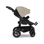 TFK Duo Twin & Sibling Sand Essential Twin Bundle – 2 Combi Units & Footmuffs | 2026 Combi Seat