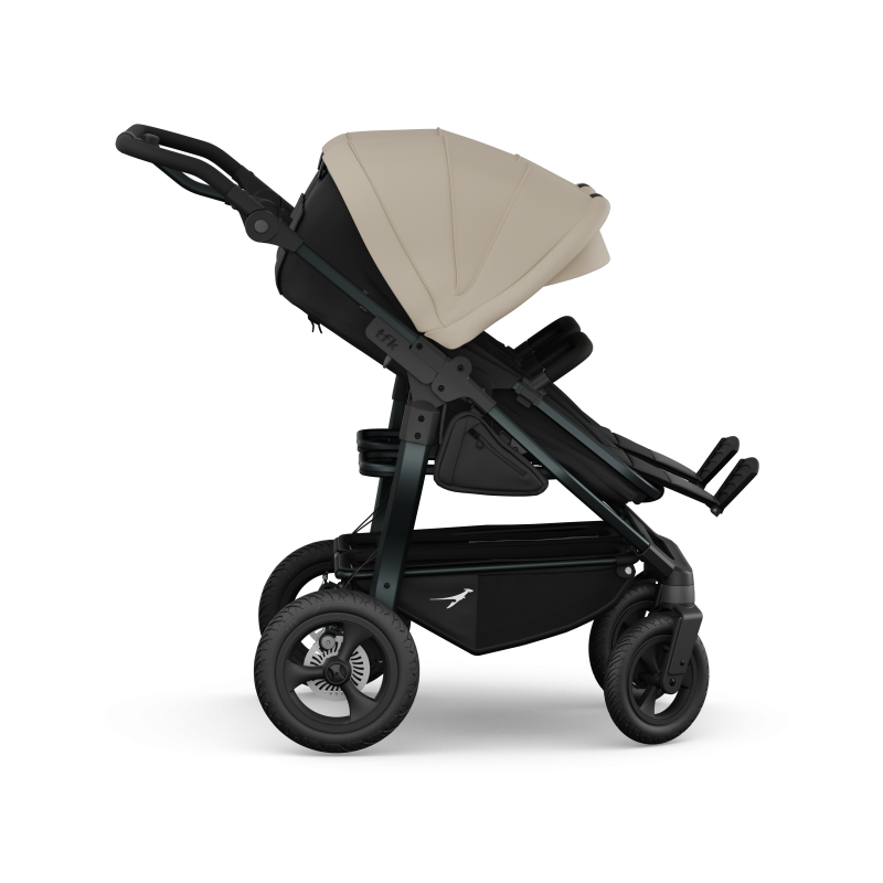 TFK Duo Twin & Sibling Pram – Sand | 2026 Combi Seat Version