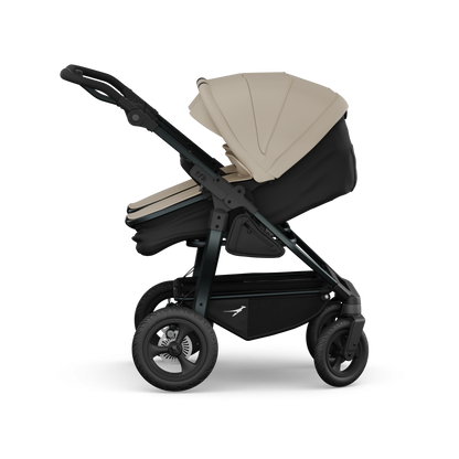 TFK Duo Twin & Sibling Pram – Sand | 2026 Combi Seat Version