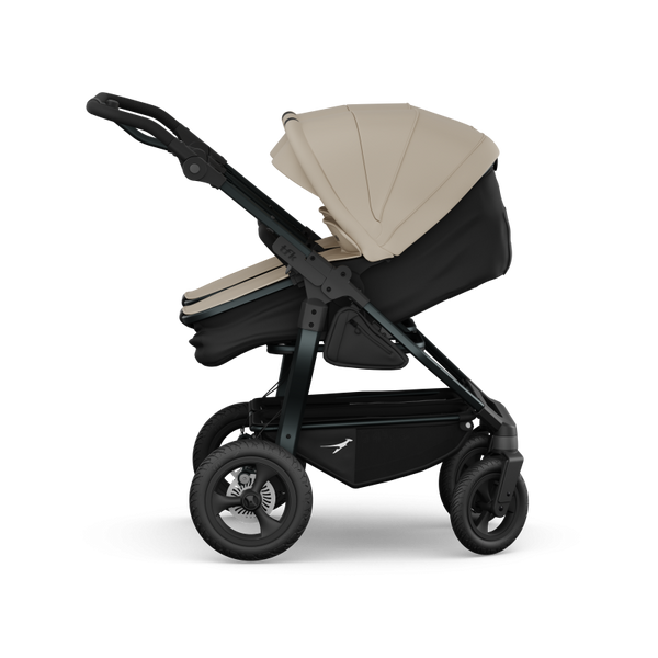TFK Duo Twin & Sibling Pram – Sand | 2026 Combi Seat Version