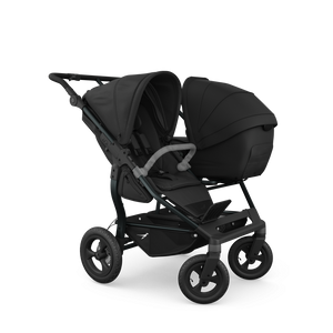 TFK Duo Twin & Sibling Pram – Black | 2026 Combi Seat Version