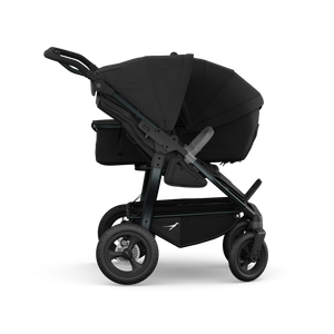 TFK Duo Twin & Sibling Pram – Black | 2026 Combi Seat Version