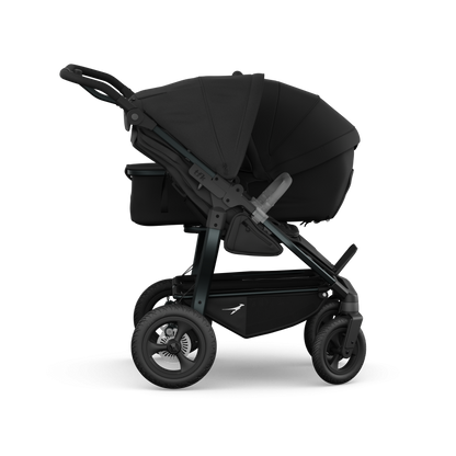 TFK Duo Twin & Sibling Pram – Black | 2026 Combi Seat Version