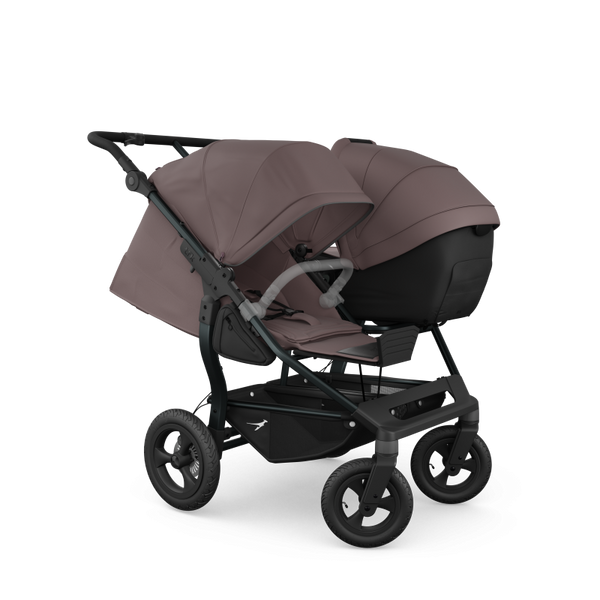 TFK Duo Twin & Sibling Pram – Braun (Brown) | 2026 Combi Seat Version
