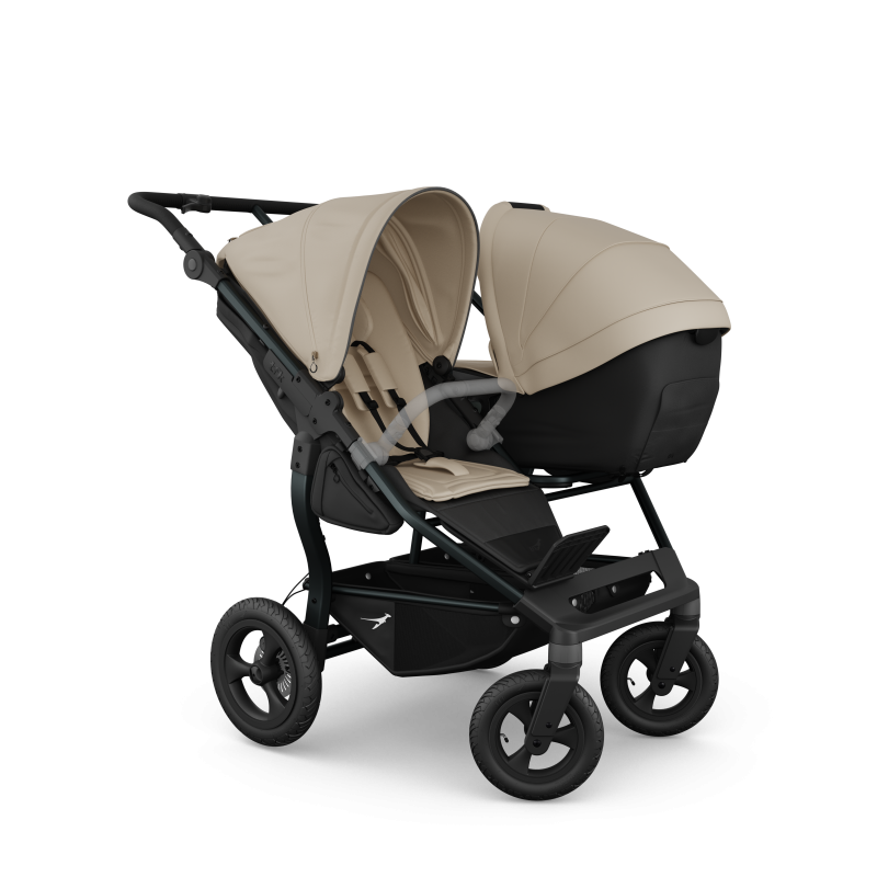 TFK Duo Twin & Sibling Pram – Sand | 2026 Combi Seat Version
