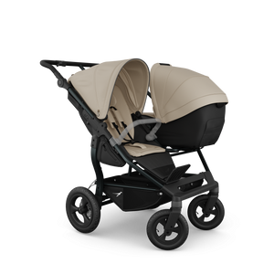 TFK Duo Twin & Sibling Pram – Sand | 2026 Combi Seat Version