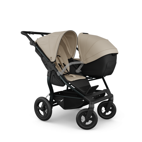 TFK Duo Twin & Sibling Pram – Sand | 2026 Combi Seat Version