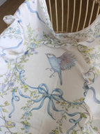Bluebird Meadow Organic Cotton Muslin Blanket