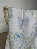 Bluebird Meadow Organic Cotton Muslin Blanket