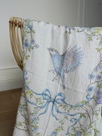 Bluebird Meadow Organic Cotton Muslin Blanket