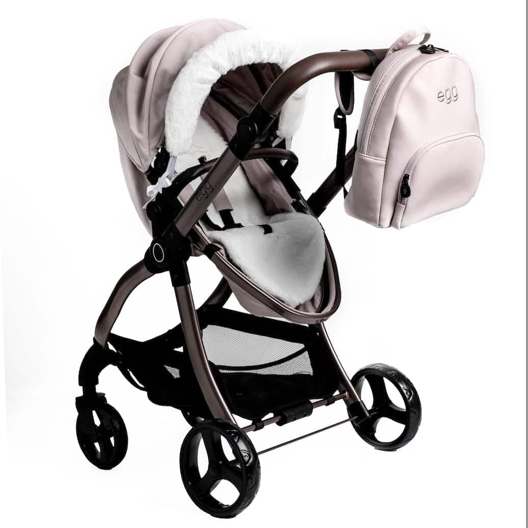 Egg Dolls Pram Backpack - Hush Violet  Roma Prams   