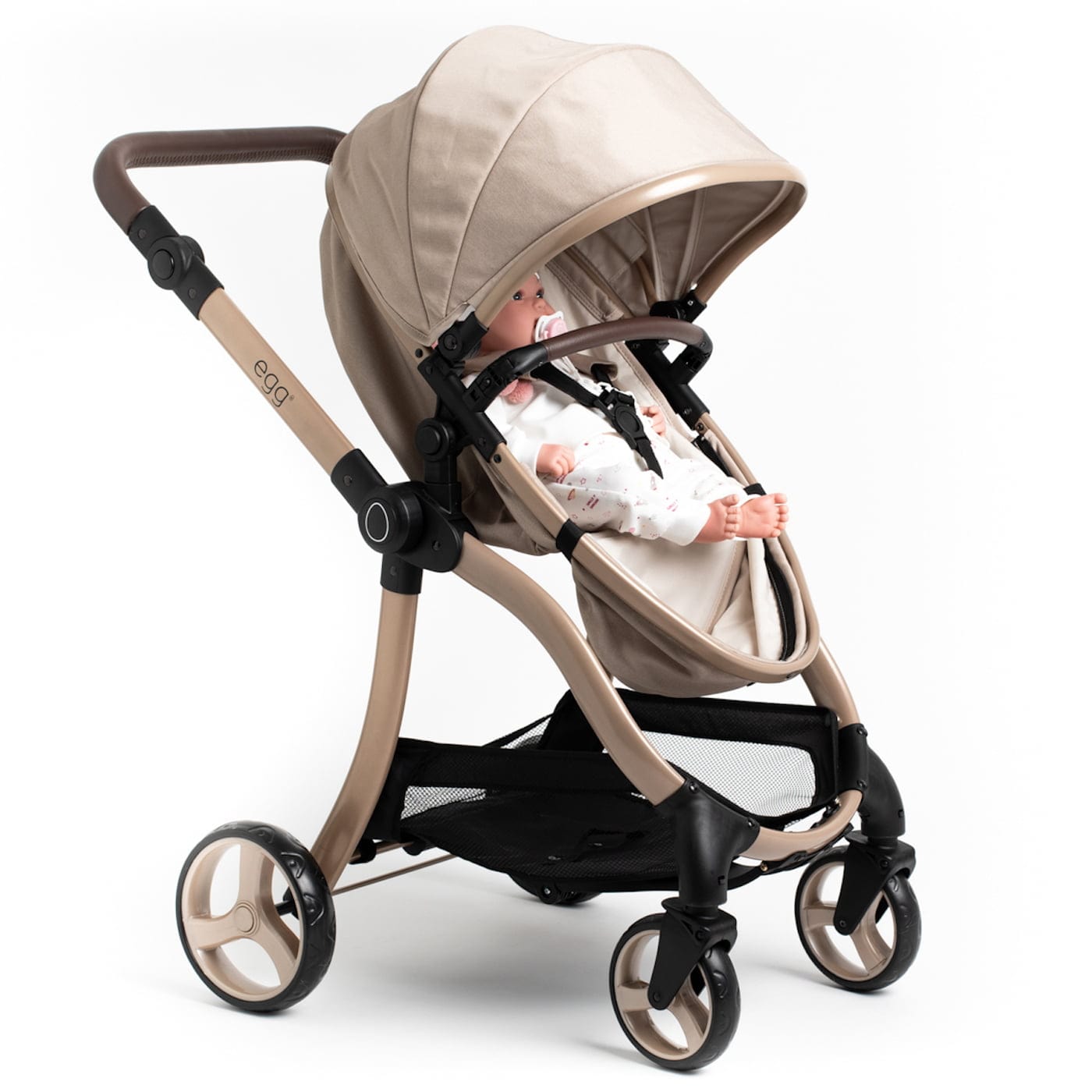 Egg Dolls Pram - Feather  Roma   