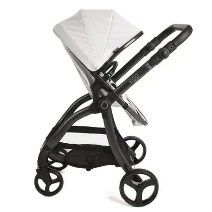Egg Dolls Pram New 2025 Colour - Houndstooth Silver Roma