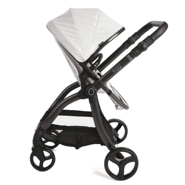 Egg Dolls Pram New 2025 Colour - Houndstooth Silver Roma