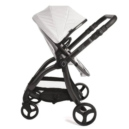 Egg Dolls Pram New 2025 Colour - Houndstooth Silver Roma