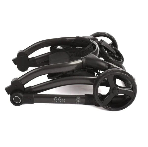 Egg Dolls Pram New 2025 Colour - Houndstooth Silver Roma