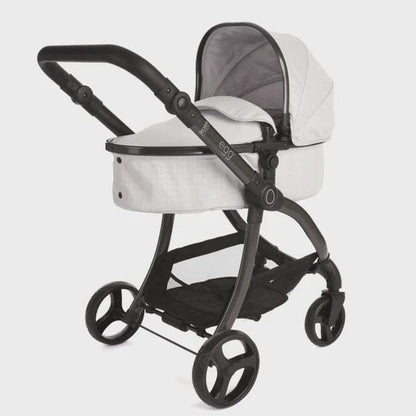 Egg Dolls Pram New 2025 Colour - Houndstooth Silver Roma