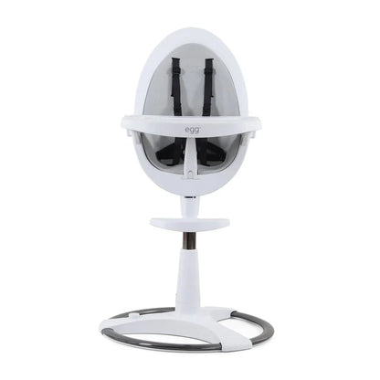 egg® Highchair – Premium 360° Rotating Baby Highchair - White Egg