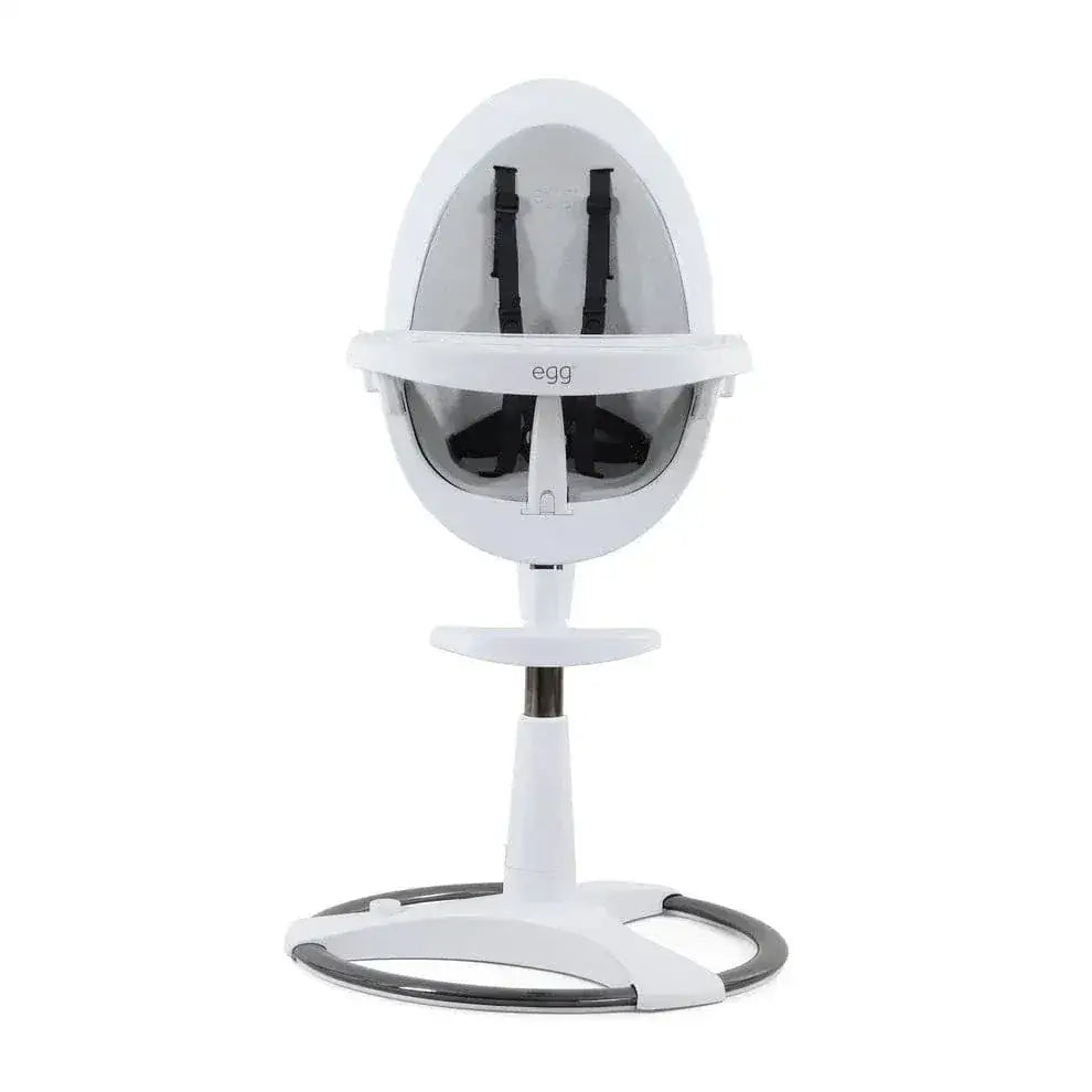 egg® Highchair – Premium 360° Rotating Baby Highchair - White Egg