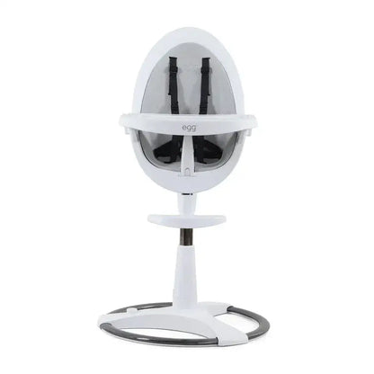 egg® Highchair – Premium 360° Rotating Baby Highchair - White Egg