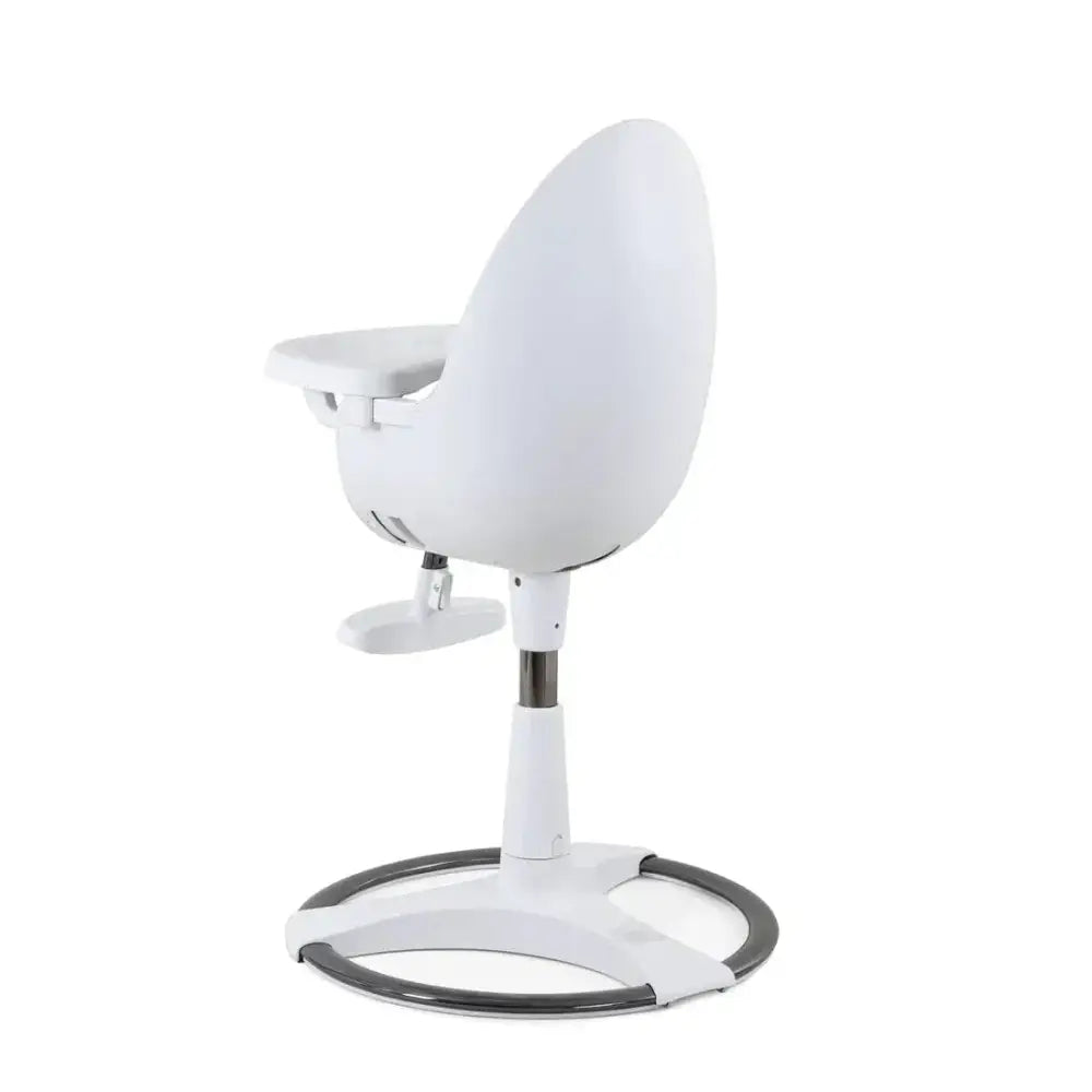 egg® Highchair – Premium 360° Rotating Baby Highchair - White Egg