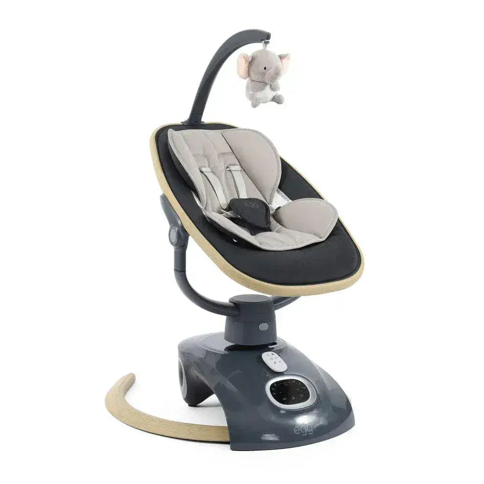 Egg® Smart Motion Baby Rocker – Luxury Automatic Rocker - Carbonite Egg