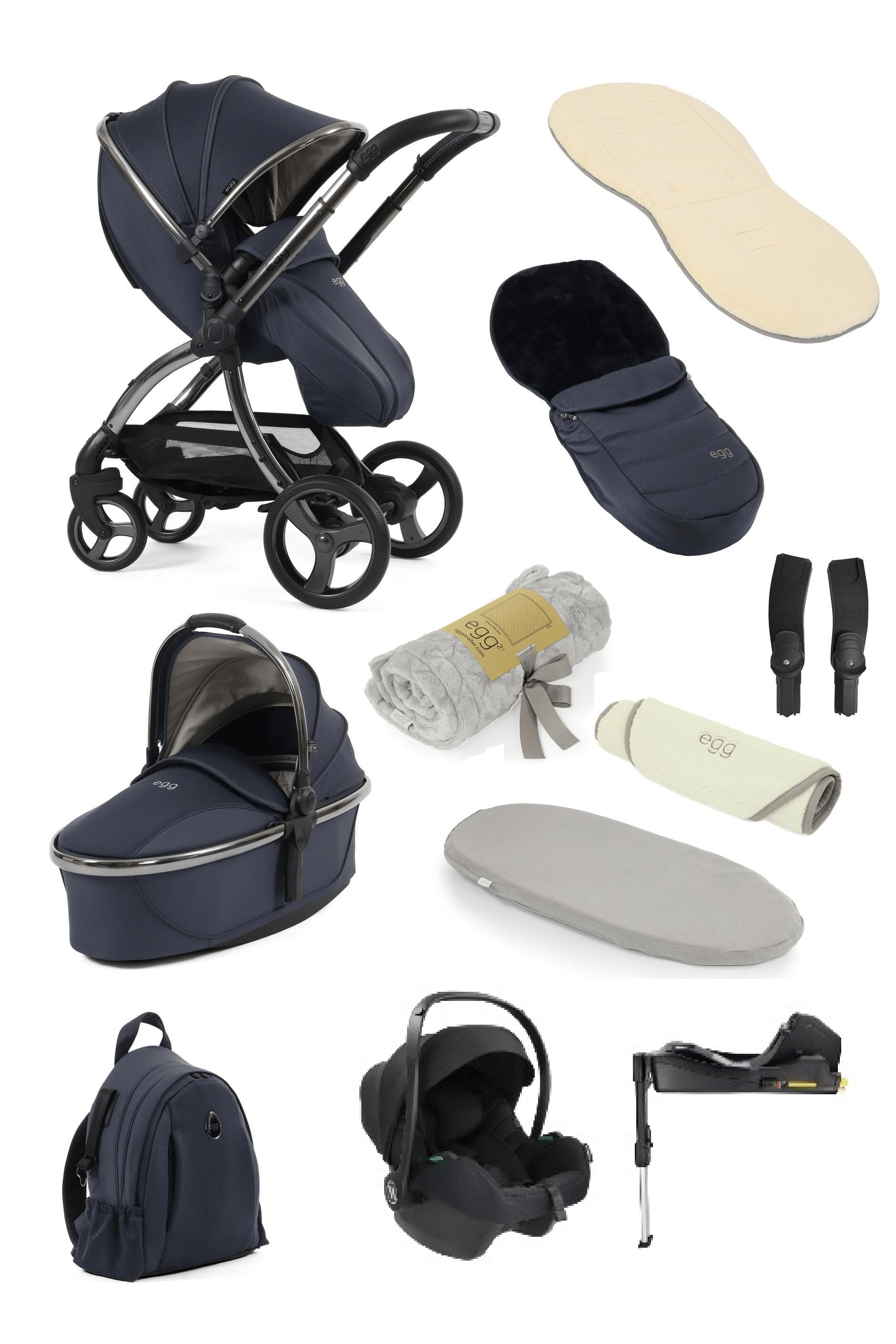 Egg3® Egg 3 Celestial Stroller 3 in 1 Avionaut Bundle  Egg   