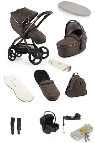 Egg3® Egg 3 Chocolate Velvet Stroller 3 in 1 Avionaut Bundle  Egg   