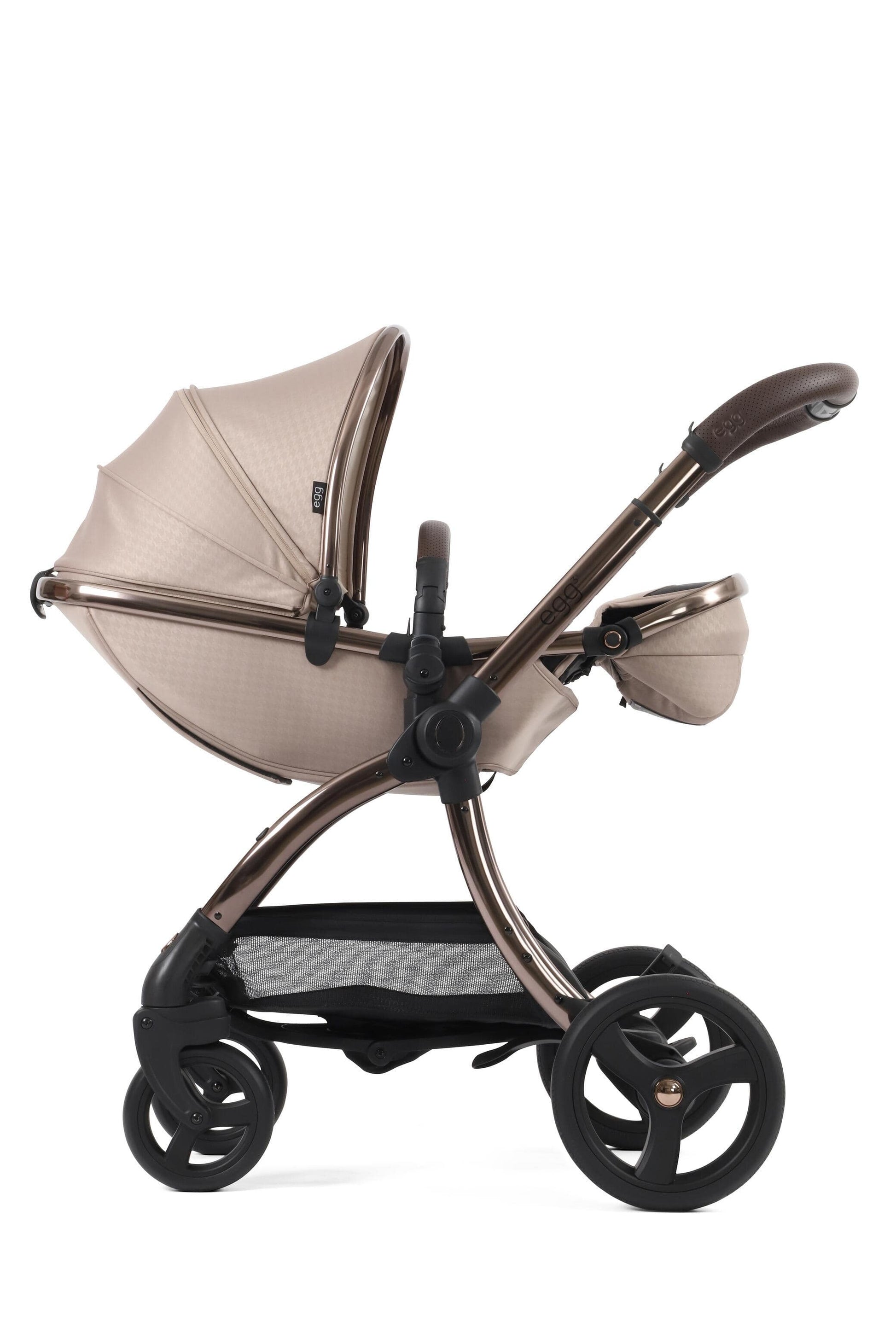 Egg3® Egg 3 Houndstooth Almond Special Edition Luxury Snuggle Stroller Bundle  Egg   