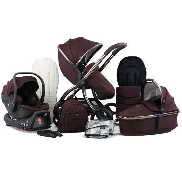 Egg3® Mulberry Luxury Stroller Bundle - 8 Piece Bundle Egg