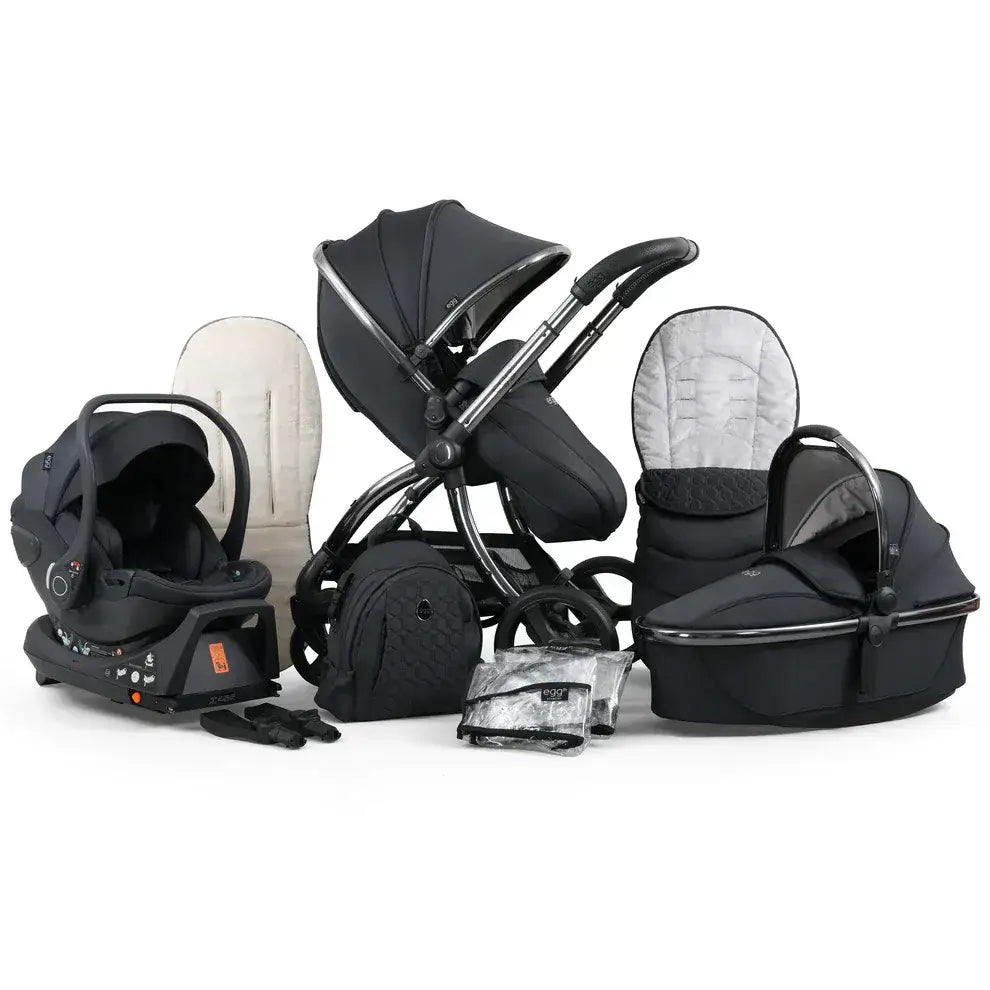 Egg3® Carbonite Luxury Stroller Bundle - 8 Piece Bundle Egg