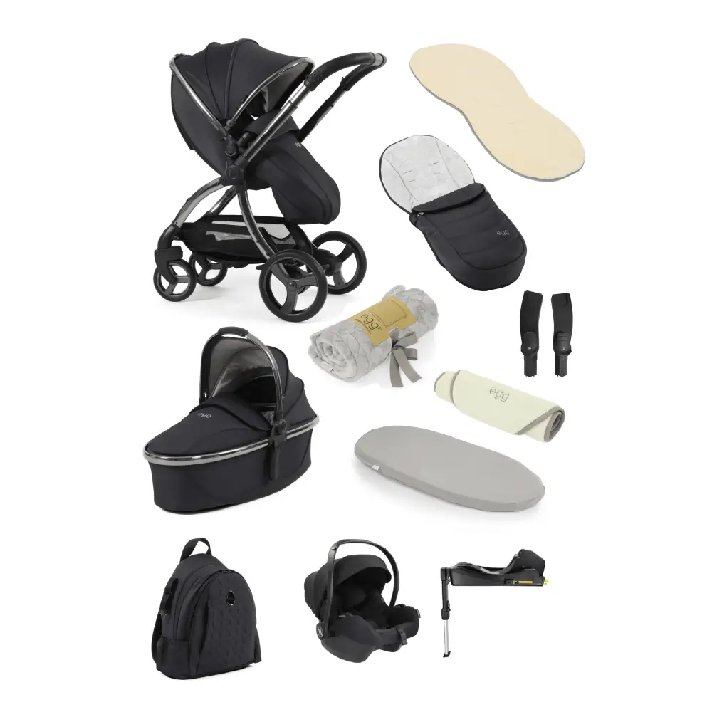 Egg3® Egg 3 Carbonite Stroller 3 in 1 Avionaut Bundle  Egg   
