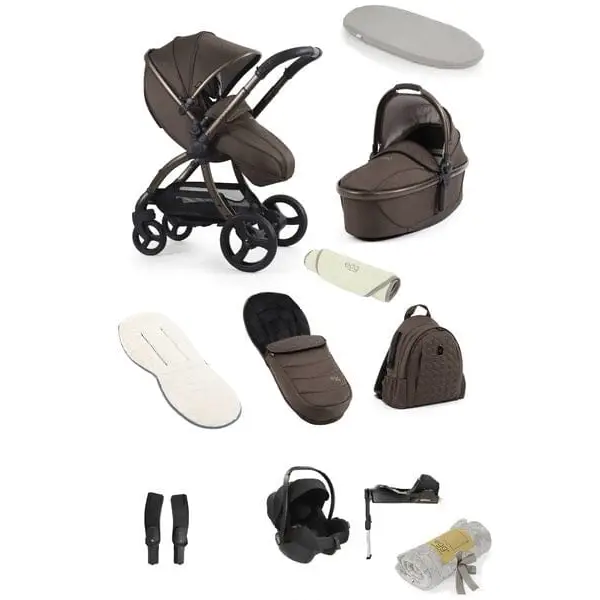 Egg3® Egg 3 Chocolate Velvet Stroller 3 in 1 Avionaut Bundle  Egg   