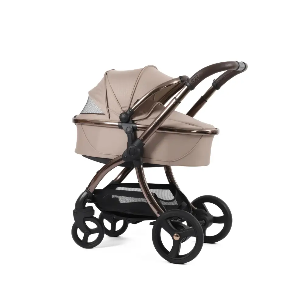 Egg3® Houndstooth Almond Special Edition Luxury Snuggle Stroller Bundle Egg