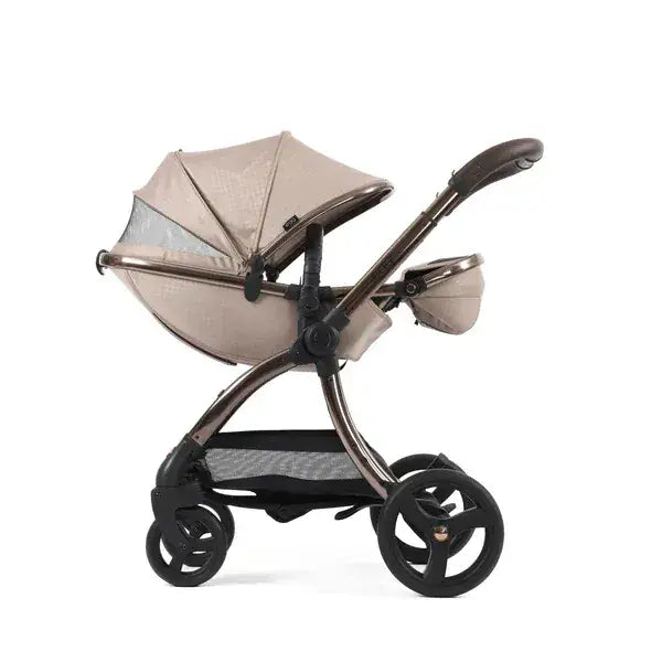 Egg3® Houndstooth Almond Special Edition Luxury Stroller Bundle - 8 Piece Bundle Egg