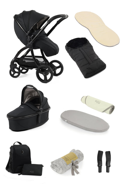 Egg3® Houndstooth Black Special Edition Luxury Snuggle Bundle Egg