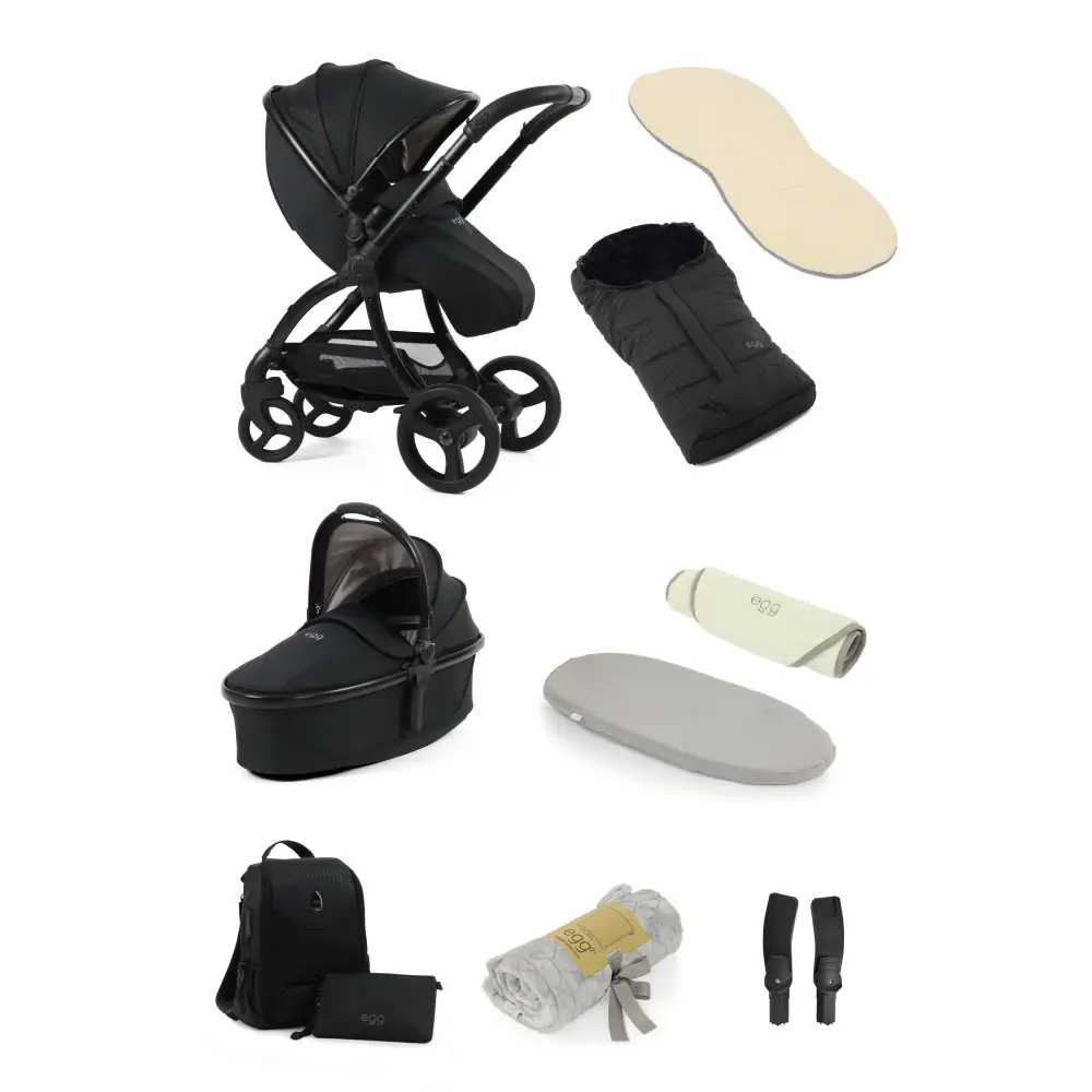 Egg3® Houndstooth Black Special Edition Luxury Snuggle Bundle Egg