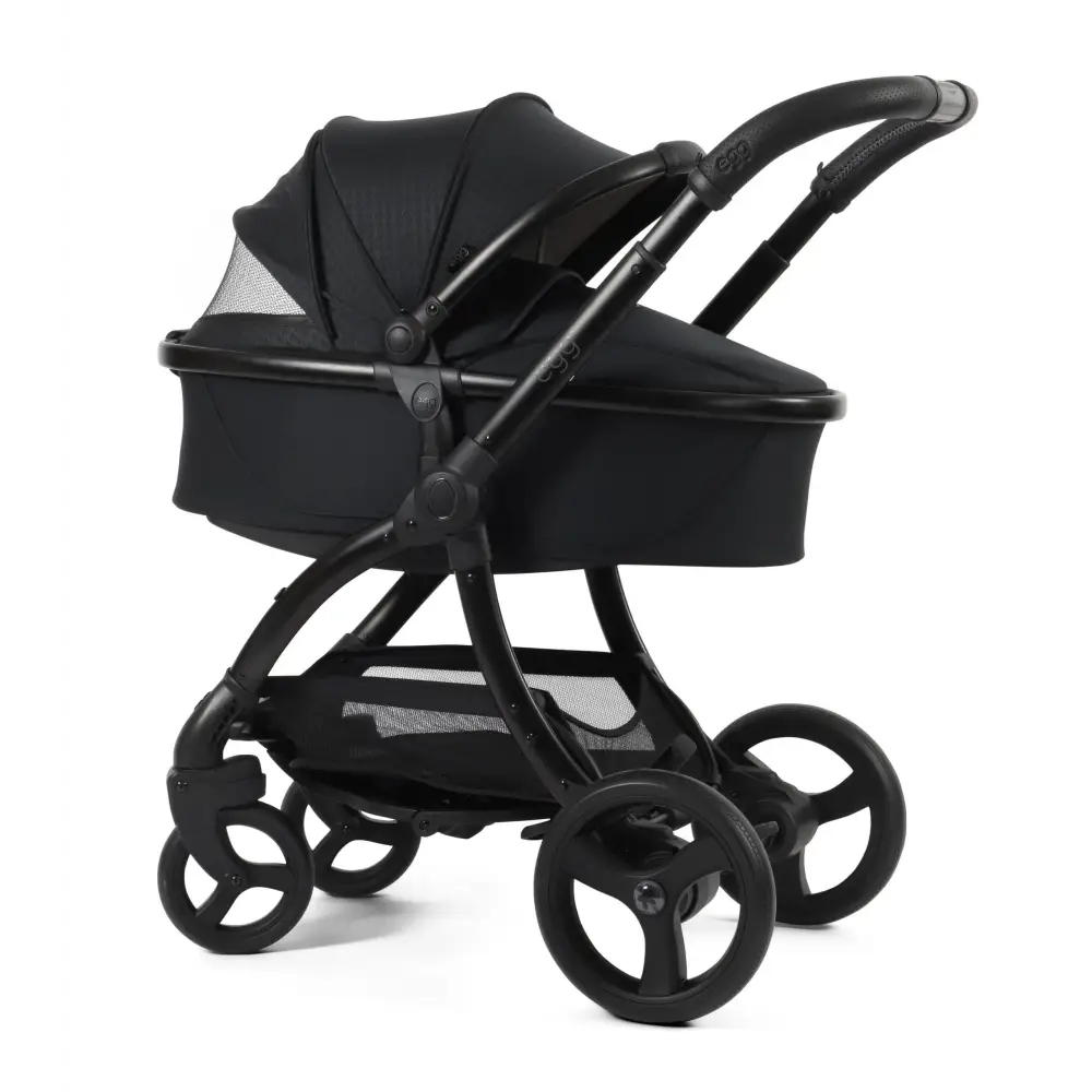 Egg3® Houndstooth Black Special Edition Luxury Stroller Bundle - 8 Piece Bundle Egg