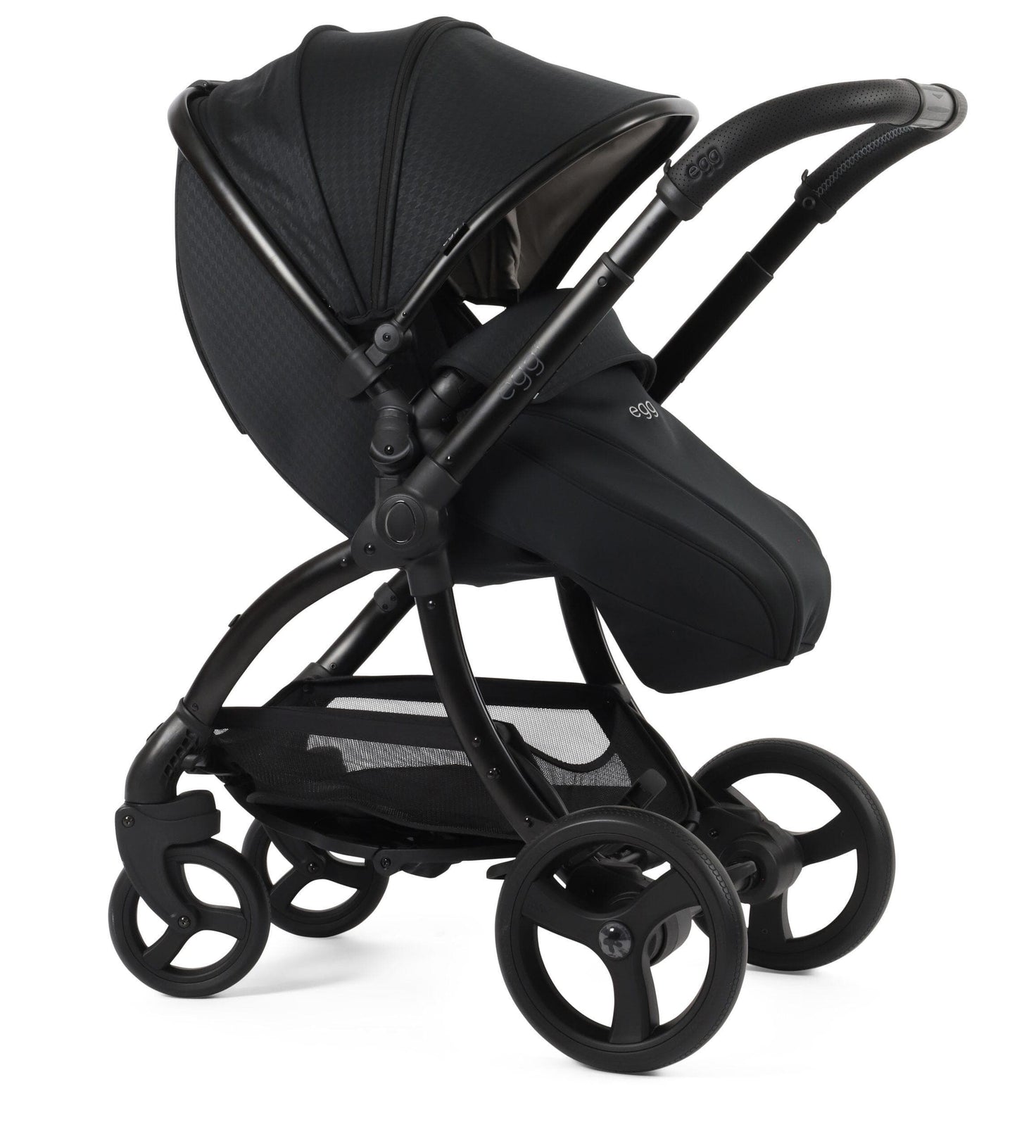 Egg3® Houndstooth Black Special Edition Luxury Stroller Bundle - 8 Piece Bundle Egg