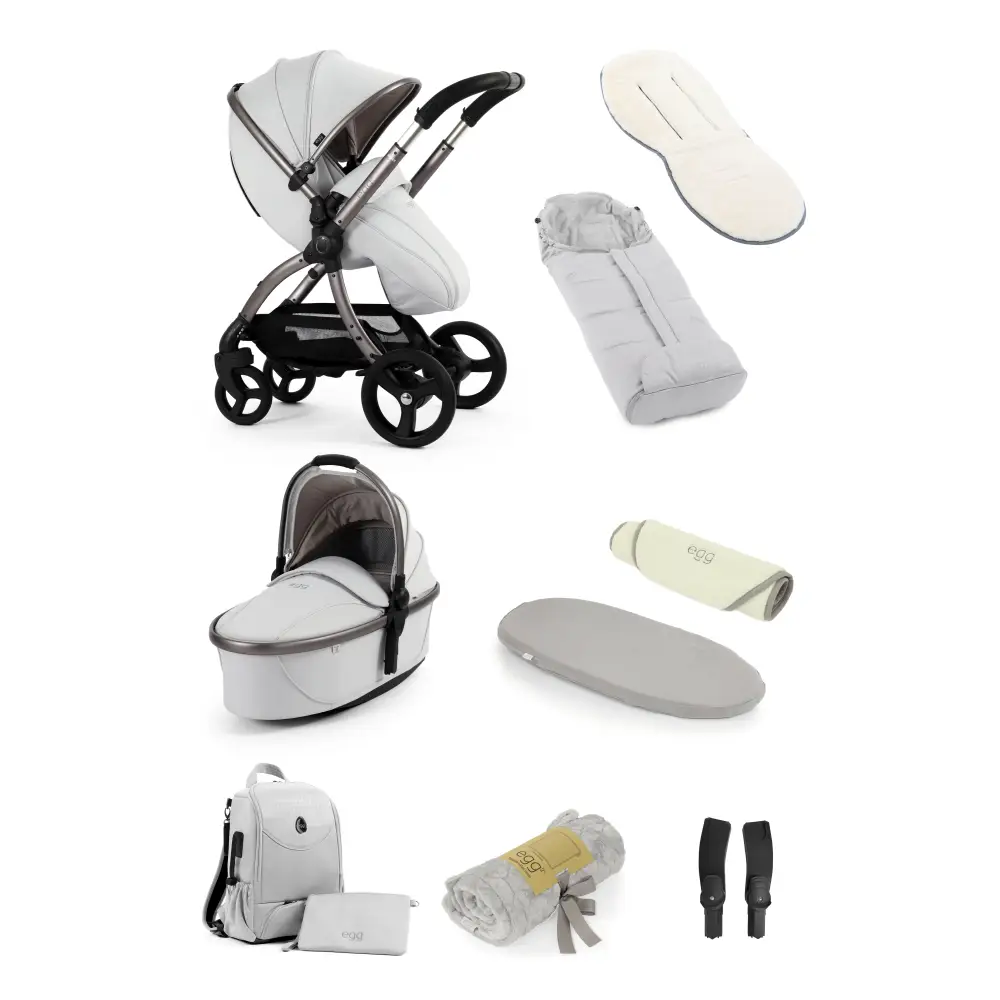 Egg3® Egg 3 Houndstooth Silver Special Edition Luxury Snuggle Bundle Egg