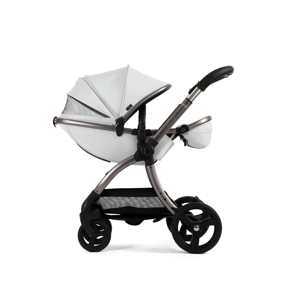Egg3® Houndstooth Silver Special Edition Luxury Stroller Bundle - 8 Piece Bundle Egg