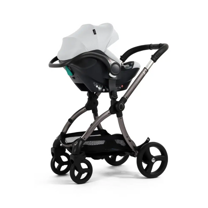 Egg3® Houndstooth Silver Special Edition Luxury Stroller Bundle - 8 Piece Bundle Egg