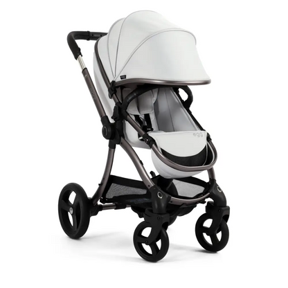Egg3® Houndstooth Silver Special Edition Luxury Stroller Bundle - 8 Piece Bundle Egg